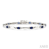 Gemstone & Diamond Bracelet
