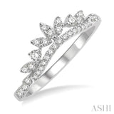Diamond Curved Wedding Band